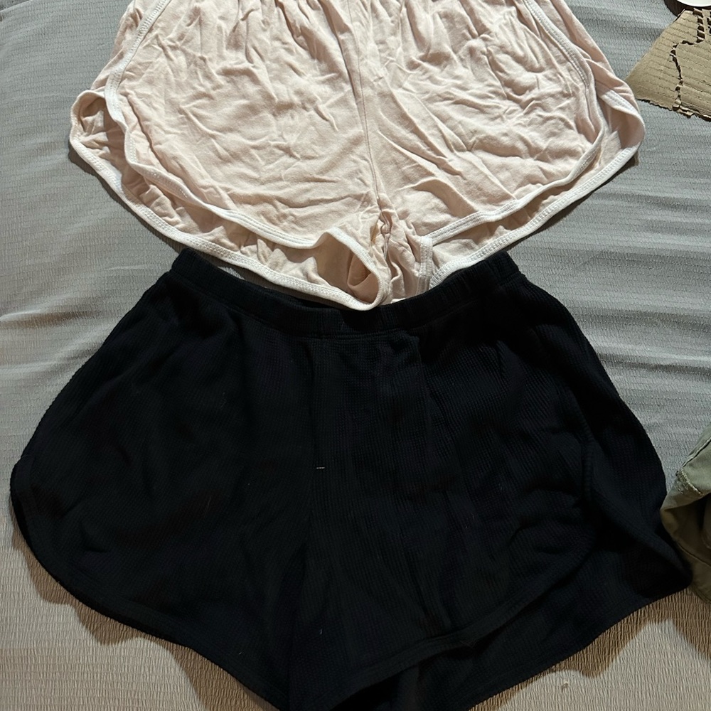 Gray Ruffled Shorts - Picture 3 of 5